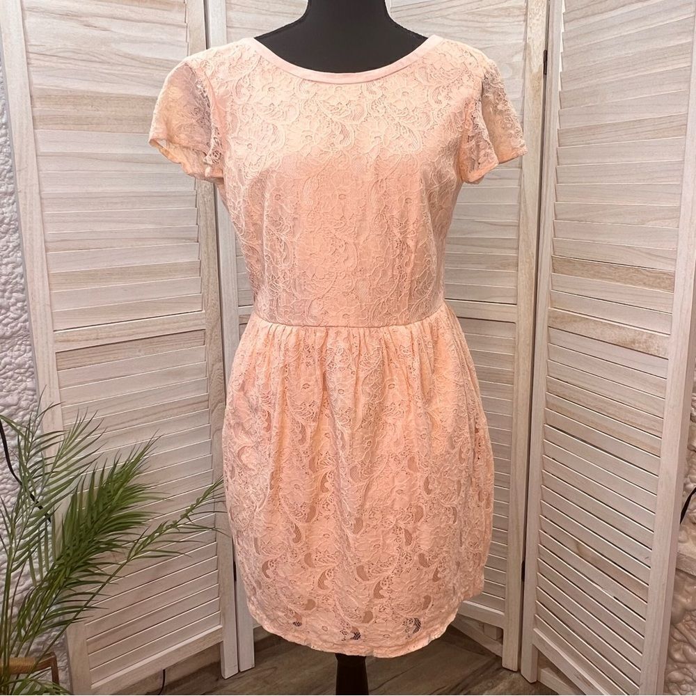 H&M Conscious Collection Lace Overlay Dress 10